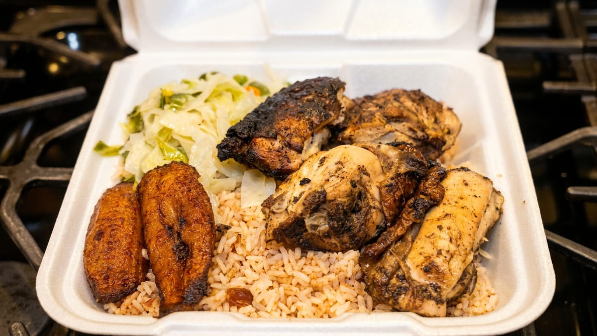 Jerk chicken, oxtail, and all the classics